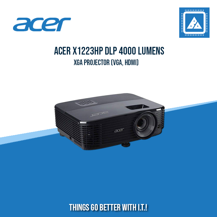 ACER X1223HP DLP 4000 LUMENS XGA PROJECTOR (VGA, HDMI) ACER X1223HP DLP 4000 LUMENS XGA PROJECTOR (VGA, HDMI)